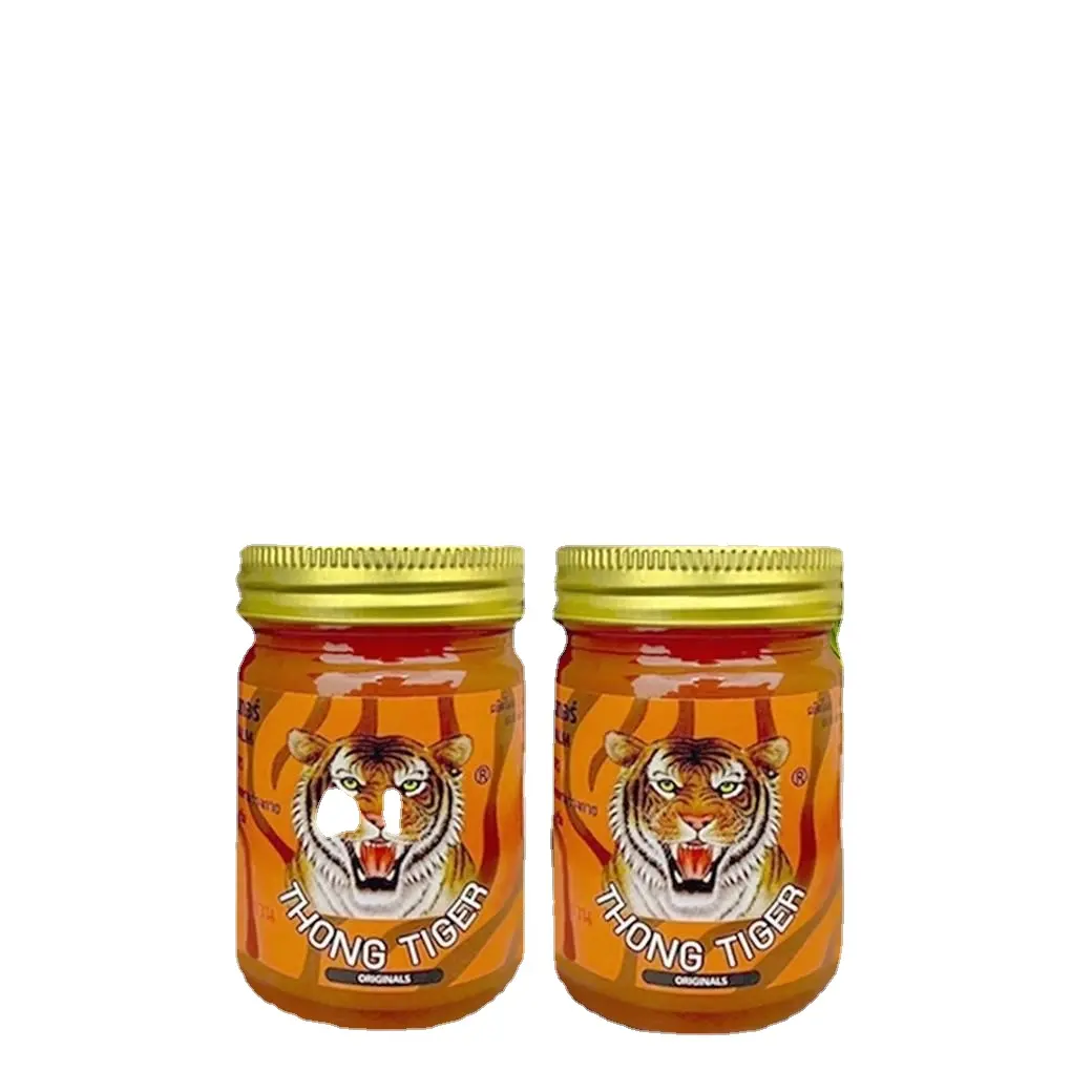 Thong Tiger 50g 100% Thái Lan thảo dược dầu Thuốc mỡ làm mới dầu hổ não làm giảm ngứa giảm đau Kem