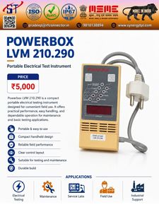 เครื่องมือทดสอบไฟฟ้าแบบพกพา Powerbox LVM 210.290 เครื่องทดสอบแรงดันไฟฟ้าแบบมือถือ RS485 สำหรับการบำรุงรักษาภาคสนาม - Product Image 1