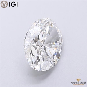 Diamant ovale cultivé en laboratoire certifié IGI CVD, 1,50 carat, couleur F, clarté VVS1, pour pendentif solitaire élégant - Product Image 5