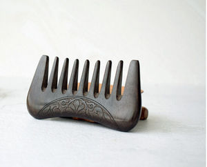 Top Selling Sandalwood Wide Tooth Comb for Women Thick Hair Detangling <b>Scalp</b> <b>Massage</b> Anti-Static Wooden Religious Handcrafted - Product Image 5