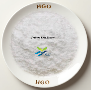 Suministro Directo de Fábrica HGO de Extracto Puro y Natural de Raíz de Sófora, Grado Alimenticio, Especificación Matrina 55%, Extracto Estandarizado - Product Image 1