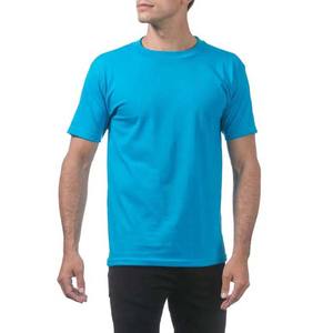 Camisetas de Cuello Redondo Ajustadas para Hombre en Color Azul Polvoriento - Product Image 4
