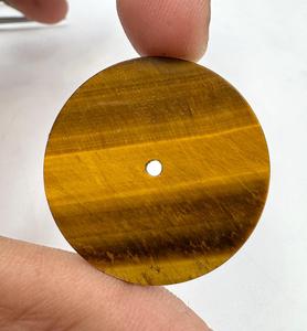 หน้าปัดนาฬิกา A K Gems ลายตาเสือธรรมชาติ ขนาด 31.50 มม. รูปทรงกลม หนา 1.60 มม. ขัดเงาด้านเดียว จากราชสถาน - Product Image 2