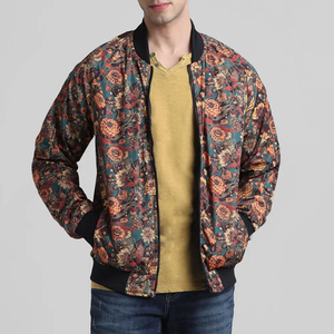 Breathable Plus Oversize <b>Men</b> Bomber <b>Jackets</b> <b>Cheap</b> Customized Logo Printed Lightweight Nylon Polyester Bomber <b>Jacket</b> - Product Image 4