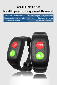 PT 4G Red SOS Fall GPS AGPS LBS WIFI Posición Alerta de caída Relojes para ancianos con temperatura Monitor de presión arterial Braceletsor - Product Image 6