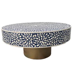 Incrustation d'os faite à la main en bois Morden motif tambour incrustation d'os Table d'appoint Meubles de table d'appoint avec taille personnalisée de l'Inde - Product Image 3