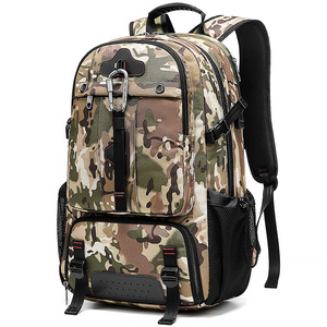 Mochila Táctica de Camuflaje para Viajes al Aire Libre, Compartimento para Zapatos, Clip para Mosquetón, Mochila de Senderismo de 35L - Product Image 6