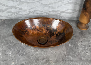 Lavabo de Baño Moderno de Lujo Rectangular con Acabado en Cobre, Estilo Popular, Venta al por Mayor - Product Image 3
