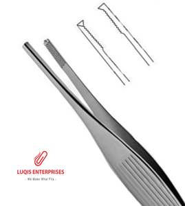 Pinzas para Tejidos Ferris Smith, Instrumento Quirúrgico de Acero Inoxidable, Pinzas Médicas de Precisión, Pinzas para Tejidos Delicados - Product Image 1