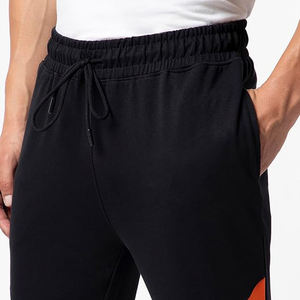 Pantalon de jogging uni texturé piqué pour homme, mélange coton et polyester, motif nid d'abeille, pantalon décontracté - Product Image 4