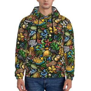 Sudaderas con Capucha Sublimadas para Hombre, al por Mayor, OEM, a la Moda, con Colores Personalizables y Logotipo Personalizado - Product Image 1