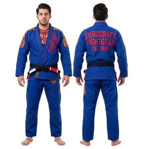 ชุดยิวยิตสู BJJ รุ่นเฮฟวี่เวท 10 ออนซ์ ผ้าฝ้าย 100% ยืดหยุ่นได้ ตะเข็บเสริมความแข็งแรง ทรงหลวม เหมาะสำหรับการฝึกคาราเต้และคุมิเต้ - Product Image 1