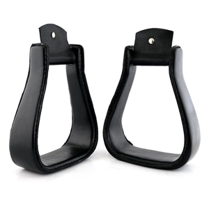 Estribos de Cuero Genuino Hechos a Mano para Montar a Caballo, Reposapiés Ecuestres, Estribos Duraderos de Primera Calidad para Montar a Caballo al Estilo Vaquero Occidental - Product Image 2