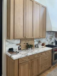 Gabinetes de Cocina Modulares de Madera Sólida Multifuncionales Modernos SANYANG con Puertas Planas y Shaker, RTA, Directo de Fábrica - Product Image 5