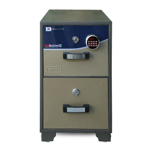 Fireproof Filing Cabinets KOREA FRC2 LED Brown - Product Image 1