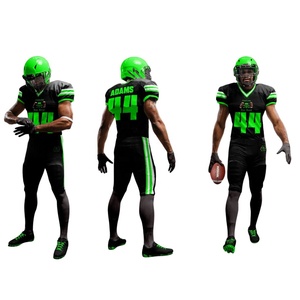 Sublimation personnalisée Uniforme de football américain Jeunes hommes Tackle Twill Teamwear Respirant Maillots de football personnalisés à séchage rapide - Product Image 3