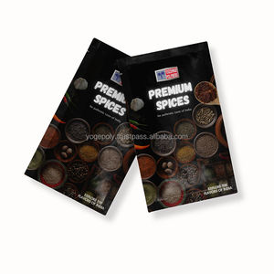 Sacs en plastique à fermeture centrale de qualité supérieure, les plus vendus, de qualité alimentaire, multicouches, imprimés, pour l'emballage des épices, YOGESHWAR - Product Image 1