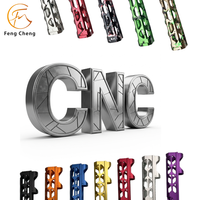 Servicios de Maquinado CNC de Fresado Personalizado en Taiwán para Piezas de Aluminio TM 5.1 Soporte de Marco de Juguete Anodizado Vibrante en Todos los Colores