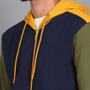 Men's Premium Teal Blue Zipper <b>Hoodie</b> Regular Fit Hooded Sweatshirt 100% Cotton Quick Dry Winter <b>Soft</b> Fleece Men Zipper Hoodies - Product Image 6