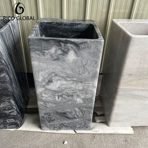 Dalle de marbre gris calcite de qualité supérieure avec finition polie pour comptoirs de cuisine modernes - Product Image 2