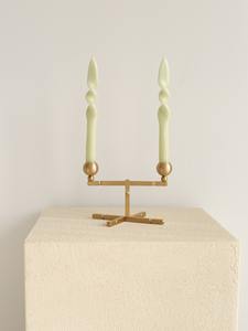 Modern <b>Silver</b> Metal 2 Arm Candelabra Luxury Chrome Taper Candle Holder Nordic Geometric <b>Candlestick</b> Stand Wedding Table Decor - Product Image 6