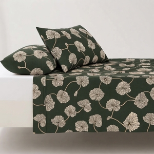 Olive Charm Bedsheet and 2 <b>pillow</b> in Set Classic 100% Cotton 150tc Grade a All-Season - Product Image 2