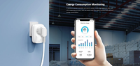 Enchufe Inteligente Moko Smart LoRaWAN V1.03 (US/UK/EU/FR) con Alcance de 7 km para Monitoreo de Energía en Oficinas Inteligentes