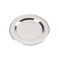 Assiette de présentation en métal de haute qualité avec motif étoile de mer, finition polie, pour restaurants et tables à manger