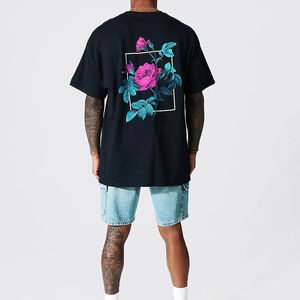 T-shirts pour hommes à impression en relief, best-sellers, nouvelle mode, coupe ajustée, pour l'été, tailles personnalisées - Product Image 2