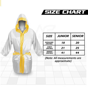 In New Stock High Quality Eco-Friendly Polyester <b>Boxing</b> <b>Robes</b> with Custom Logo Design Wholesale Price - Product Image 3