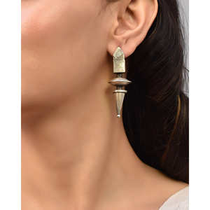 Pendientes de Plata de Moda Meera Jaipur Gan - Product Image 1