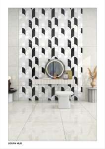 Baldosa de Porcelana Nova Reflecta con Acabado Brillante, 600x600 mm, 60x60 cm, 24x24 Pulgadas, Superficie Arquitectónica Cuadrada de Alto Brillo Premium - Product Image 2