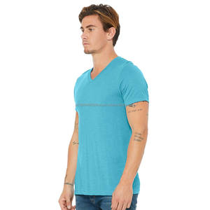 Camiseta Unisex de Manga Corta con Cuello en V, Transpirable, para Hombre - Product Image 2