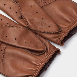Guantes de conducción para hombre con diseño de palma antideslizante para un control superior del volante y comodidad duradera durante la conducción. - Product Image 2