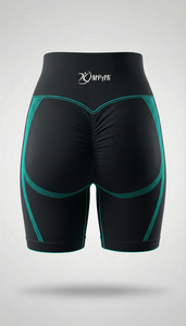 Shorts Deportivos de Cintura Alta para Mujer, Transpirables, para Yoga, Gimnasio, Fitness, con Efecto Levanta Glúteos, Compresión, Sin Costuras - Product Image 5