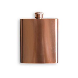Flacon à liqueur en cuivre fait main de qualité supérieure, design vintage, portable, pour whisky, avec logo personnalisé, fournisseur en gros - Product Image 1