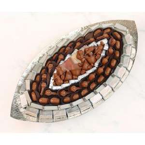 Bandeja de Servir Dorada con Diseño Martillado para Café, Chocolate, Frutos Secos, Decoración de Mesa - Product Image 6