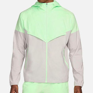 Ensemble survêtement coupe-vent en polyester pour femme avec veste et short, fermeture éclair intégrale, service OEM - Product Image 6