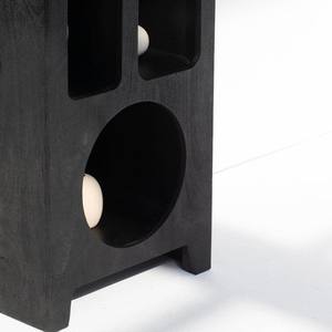 ชั้นวางของสีดำ รุ่น Vandana Altis Solace เฟอร์นิเจอร์เก็บของไม้สไตล์โมเดิร์นมินิมอล - Product Image 5