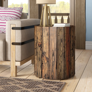 Lineage Corporation moyeu de télécommande universel, cette table d'extrémité est sûr d'être un aliment de base dans votre salon ou tanière. Bois massif - Product Image 4