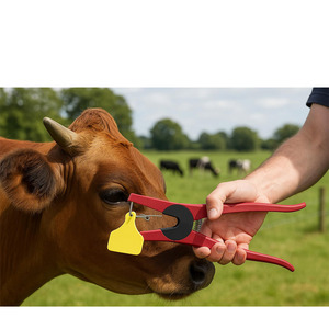 Herramienta Aplicadora de Etiquetas de Oreja de Acero Inoxidable para Ganado Vacuno, Ovino, Caprino, Identificación de Animales, Gestión de Animales de Granja y Dispositivo - Product Image 6