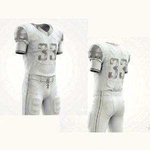 Uniforme de football américain de qualité supérieure, réfléchissant, respirant, design extérieur personnalisé, 25 ensembles MOQ, 100% polyester, sur mesure - Product Image 5