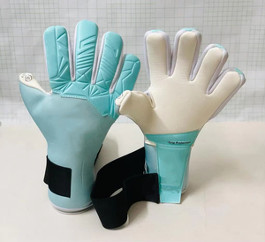 High Quality Professional Goalkeeper Gloves Rubber Breathable Outdoor <b>Custom</b> Made Non-Slip Adjustable Wrist - Product Image 2