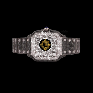 El Mejor Reloj de Pulsera Cuadrado de Acero Inoxidable de 41 mm con Incrustaciones de Moissanita, Estilo Rapper Hip Hop, Reloj de Lujo para Amantes del Hip Hop - Product Image 5