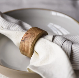 Anneaux de serviette en bois décoratifs pour table à manger, pièces de décoration de table, fabrication en gros d'anneaux de serviette en bois, prix le plus bas - Product Image 6