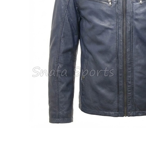 Vestes en cuir pour homme sur mesure avec logo personnalisé, design de votre choix, veste d'hiver tendance pour homme à bas prix - Product Image 4