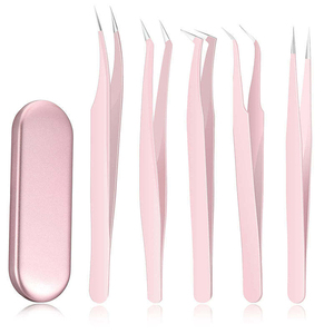 Pince à épiler droite classique de qualité supérieure Kaamir Instruments, en acier inoxydable de haute qualité, anti-magnétique, pointe lisse 10 mm pour une précision accrue - Product Image 1