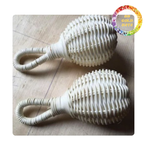 Adornos navideños de mimbre hechos a mano, estrellas, corazones, campanas y formas de árbol de ratán natural para decoración navideña - Product Image 6