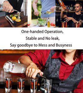 Top Selling Stainless Steel Pour Spouts for Liquor Bottles Metal Stopper Pourers for Bar Accessories for Leakproof Access - Product Image 6