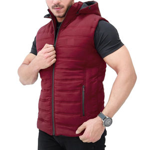 Gilet matelassé léger et personnalisé pour homme, décontracté, respirant, écologique, à séchage rapide, sans manches, chaud et compressible, pour l'extérieur - Product Image 1